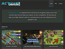 Tablet Screenshot of activegamer.com